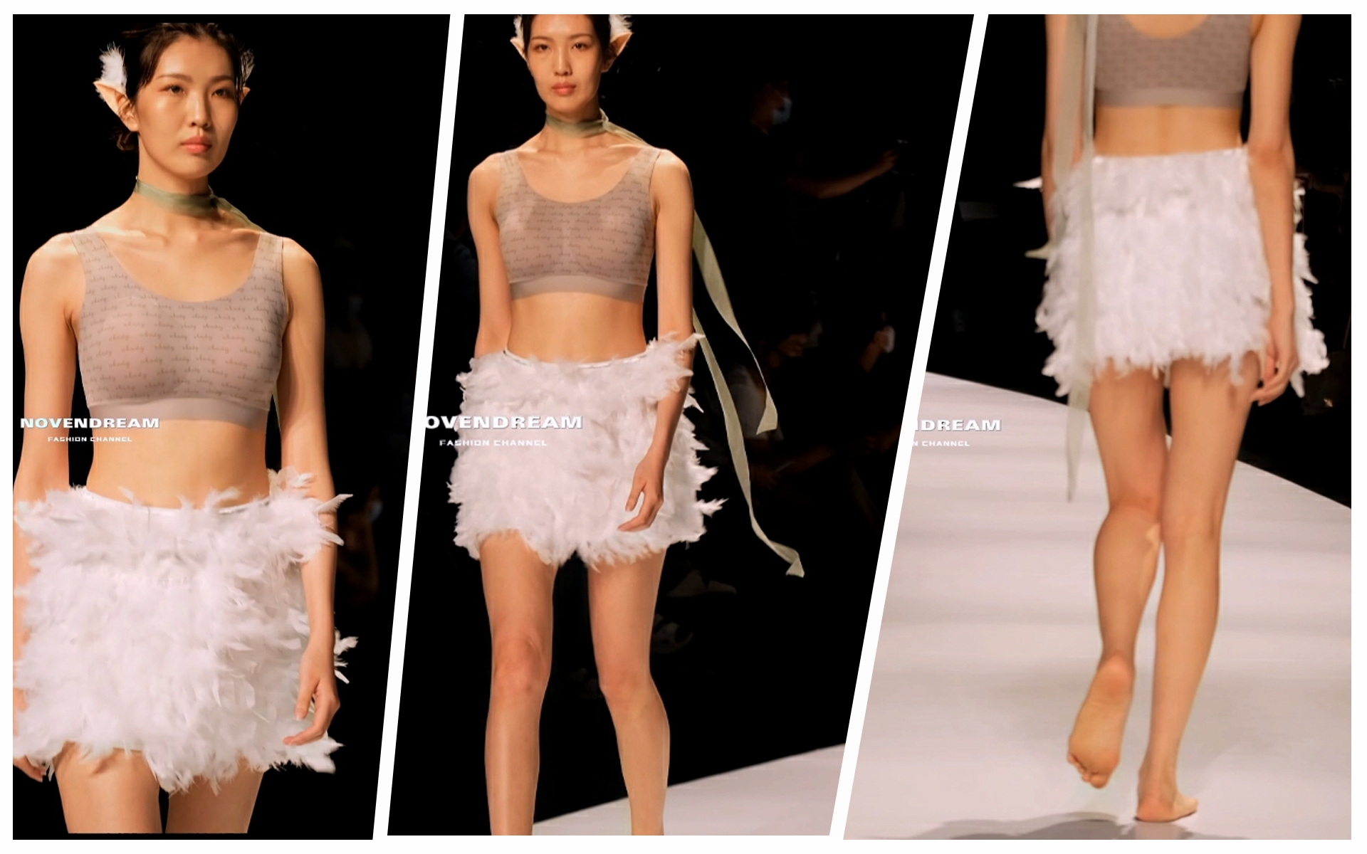 时装秀运动风内衣设计作品超清长腿版