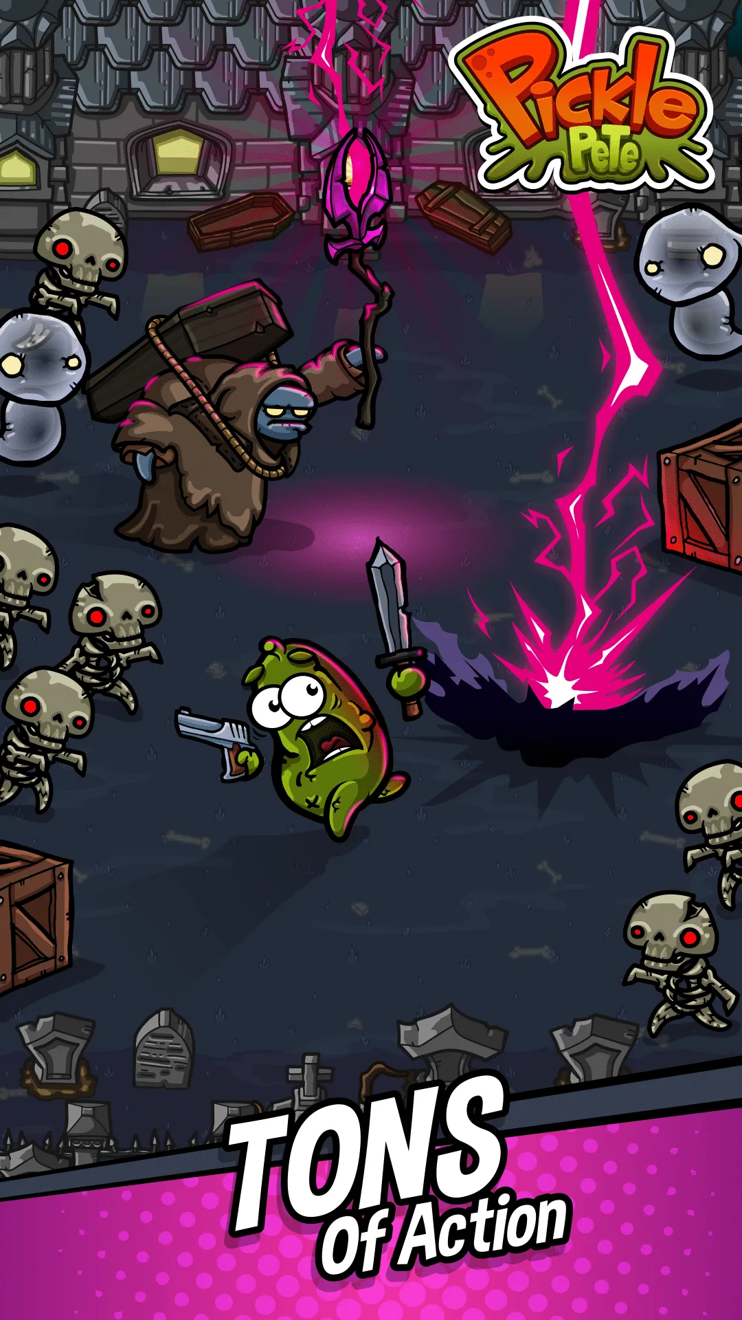 图片[2]-Pickle Pete: Survivor 泡菜皮特：幸存者 MOD APK（菜单，无限伤害） v2.16.1-微分享自媒体驿站