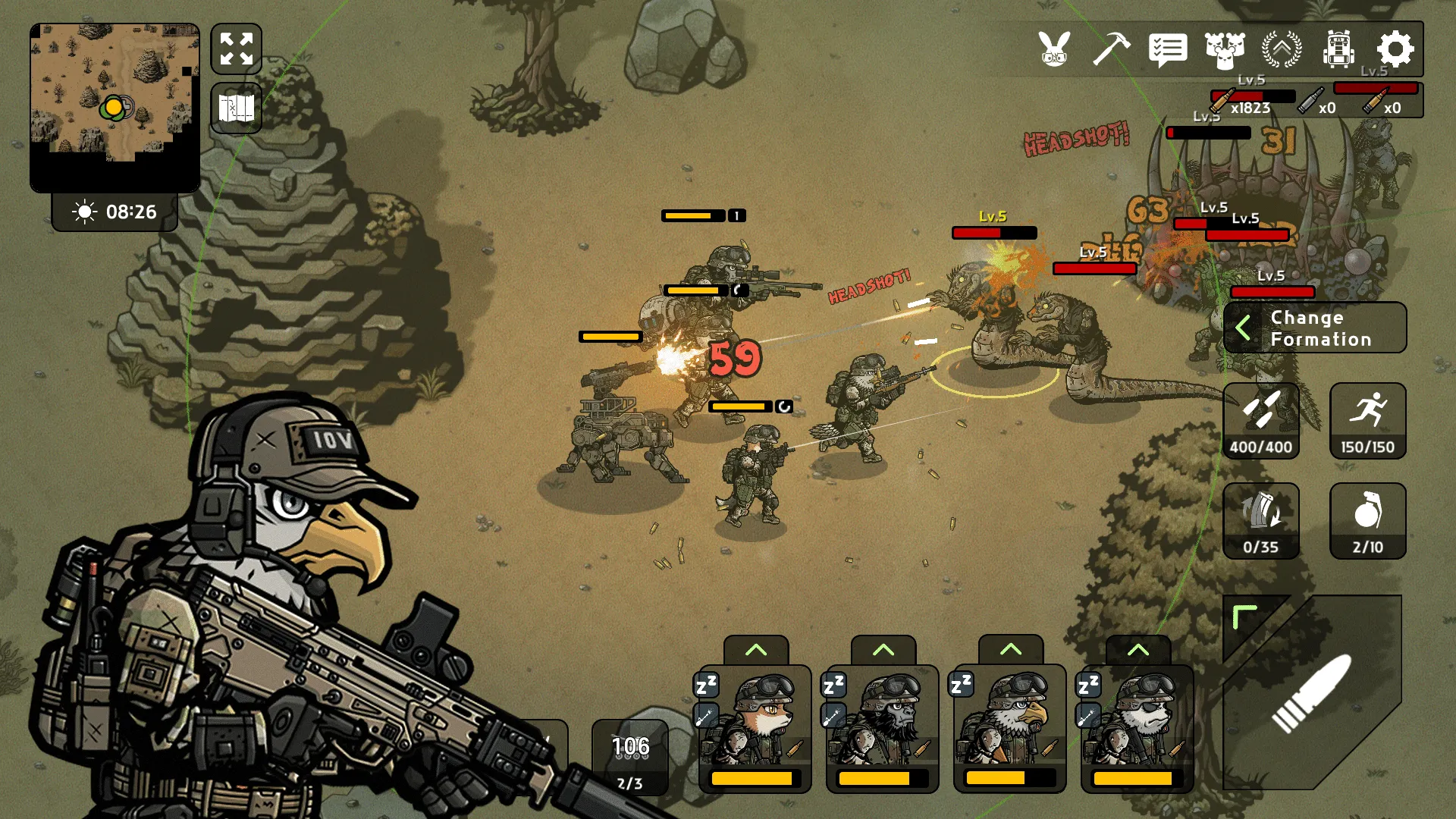 图片[3]-Bad 2 Bad: Apocalypse 坏 2 坏：启示录 MOD APK（菜单，无限弹药）v3.3.0-微分享自媒体驿站