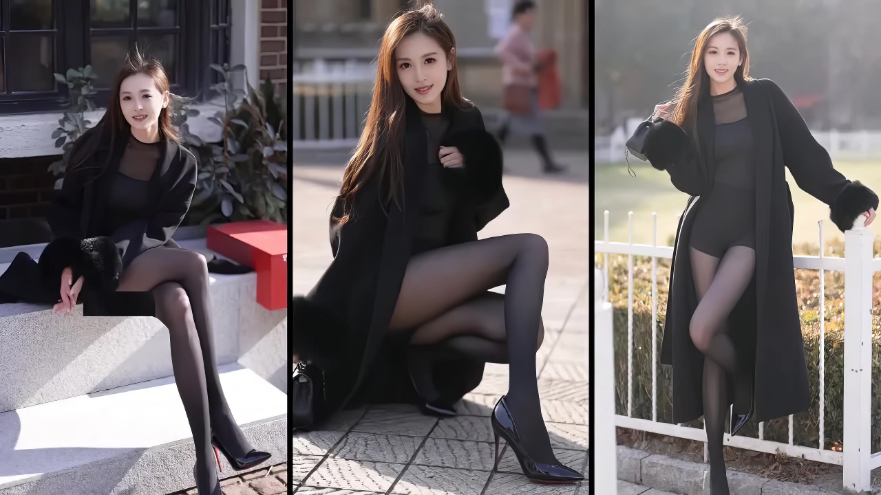 NOVENDRAM-亮丽大方的气质穿搭长腿美女-NOVENDREAM