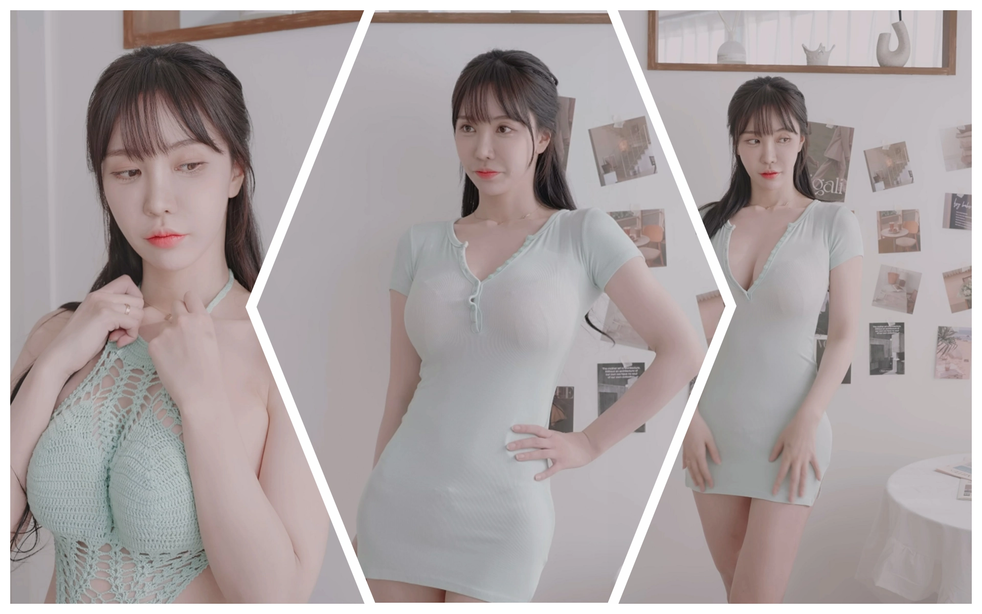 时装模特Kyul内衣广告片+半身长裙薄款👗4K原片-NOVENDREAM